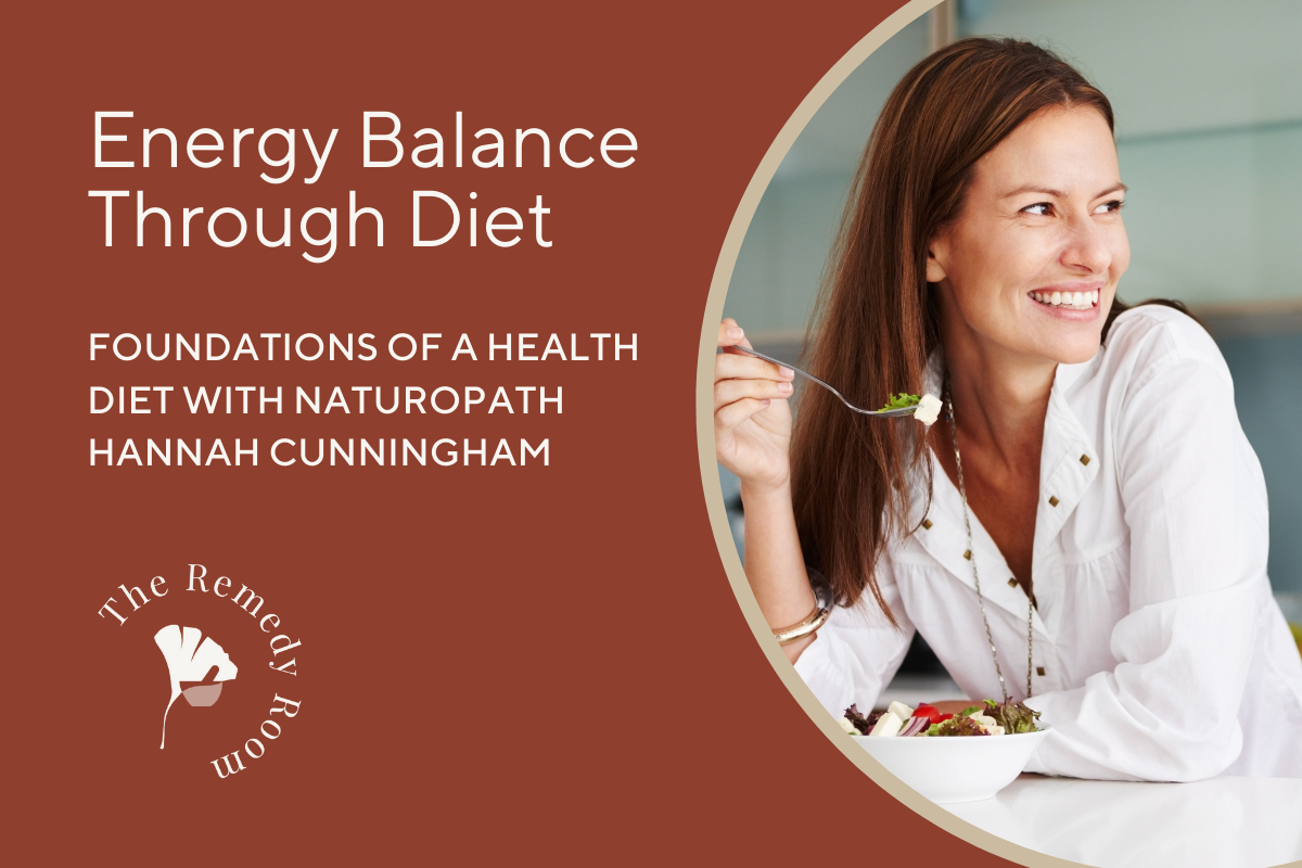 Foundations of a Healthy Diet 1: Energy Balance Through Diet