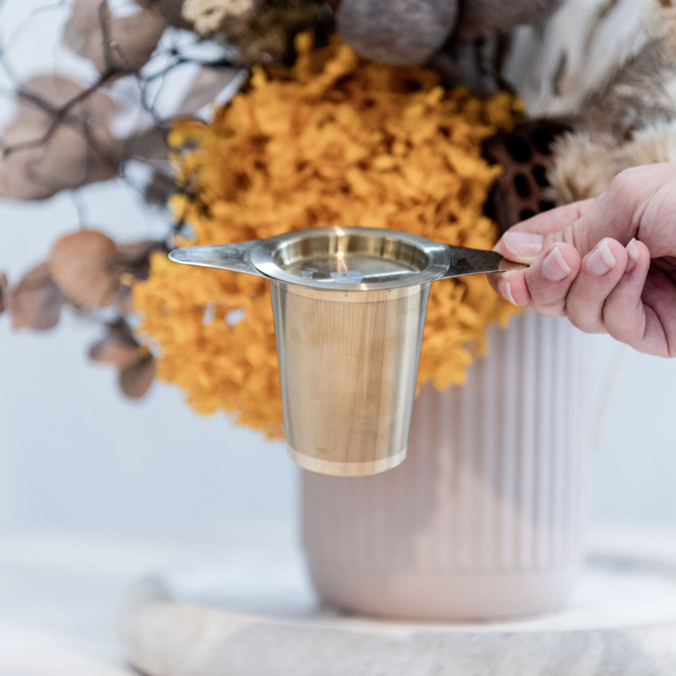 Gold Tea Strainer (The Remedy Room)