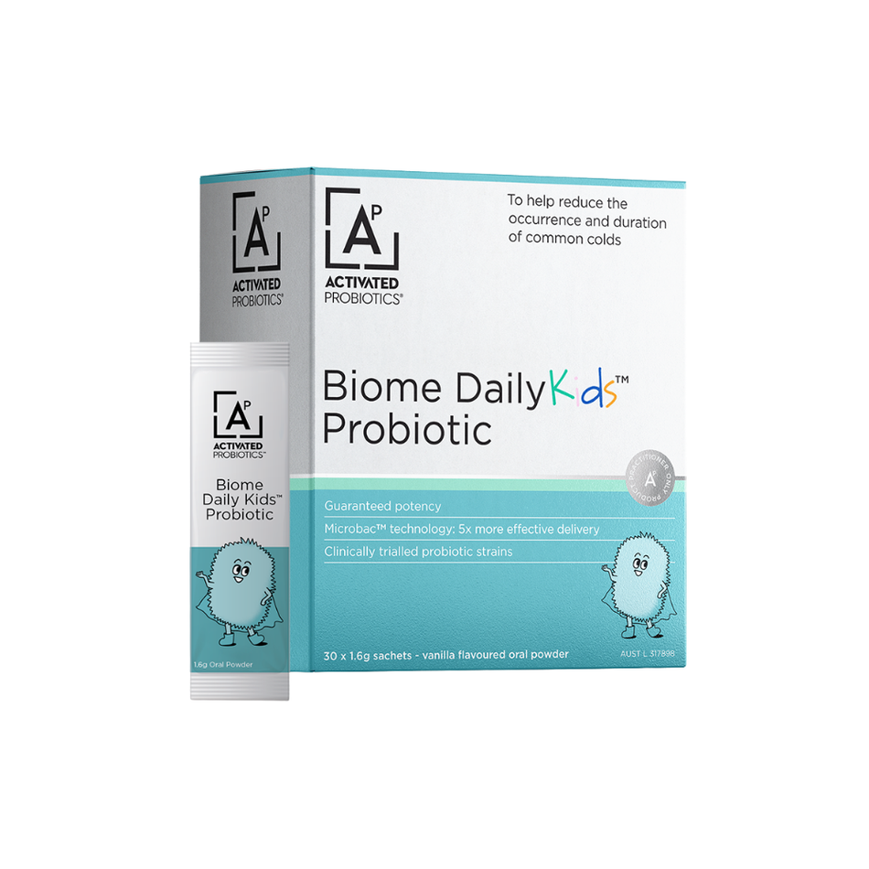 Biome Daily Kids Probiotic Sachet Vanilla (Activated Probiotics)