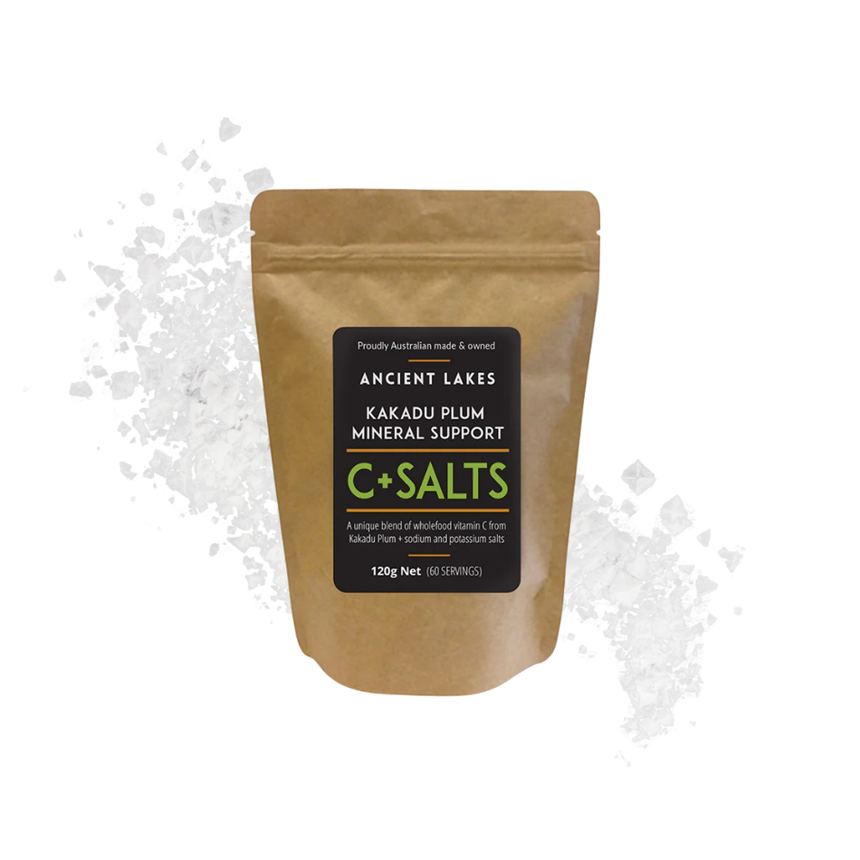 C+Salts Kakadu Plum Mineral Support Powder 120gm (Ancient Lakes)