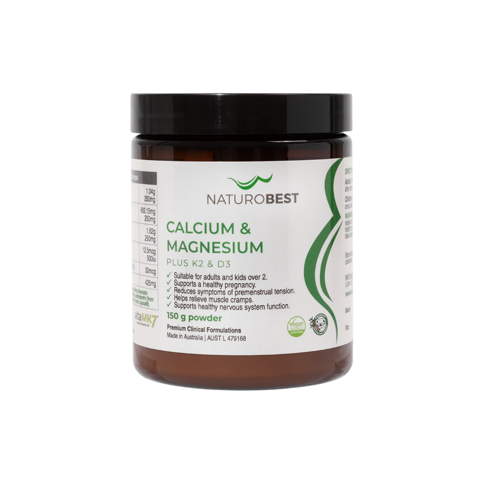 Calcium & Magnesium Plus K2 & D3 (Naturobest)
