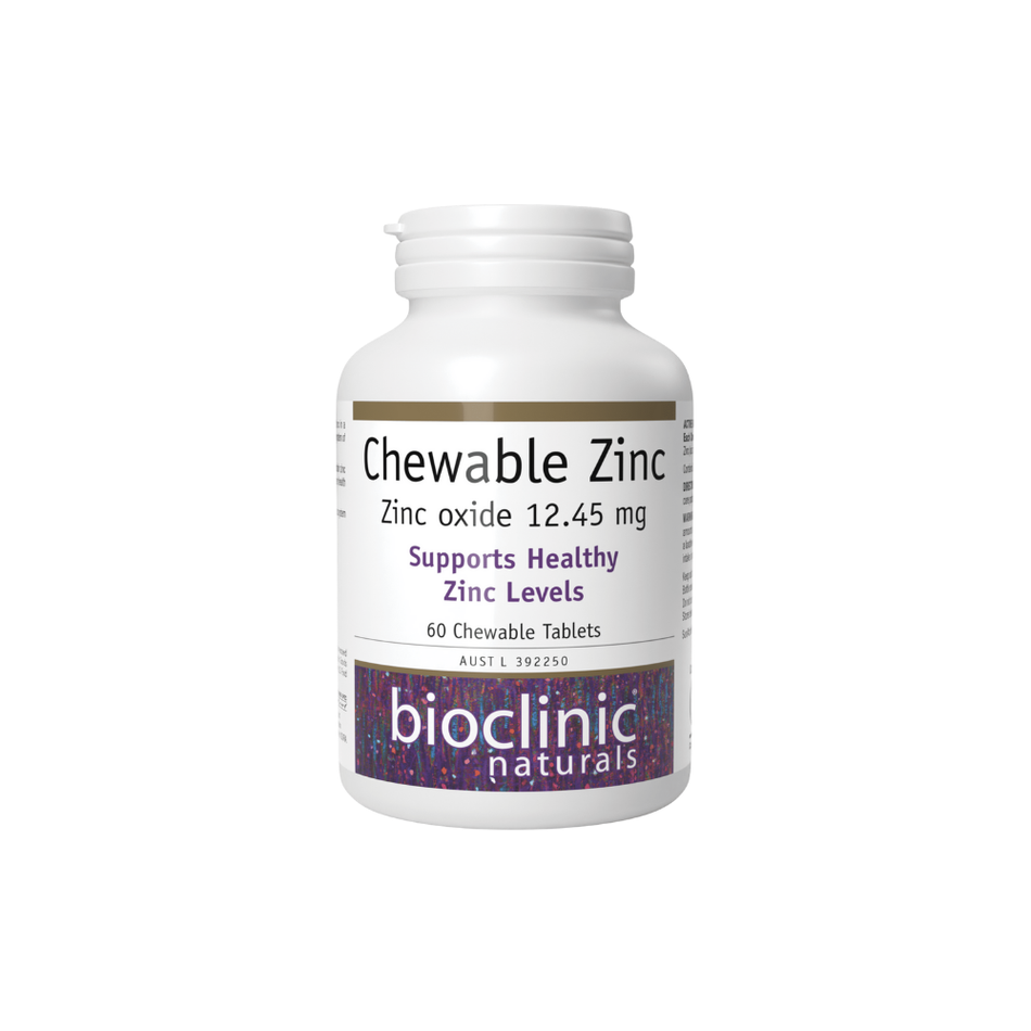 Chewable Zinc 60t (Bioclinic Naturals)