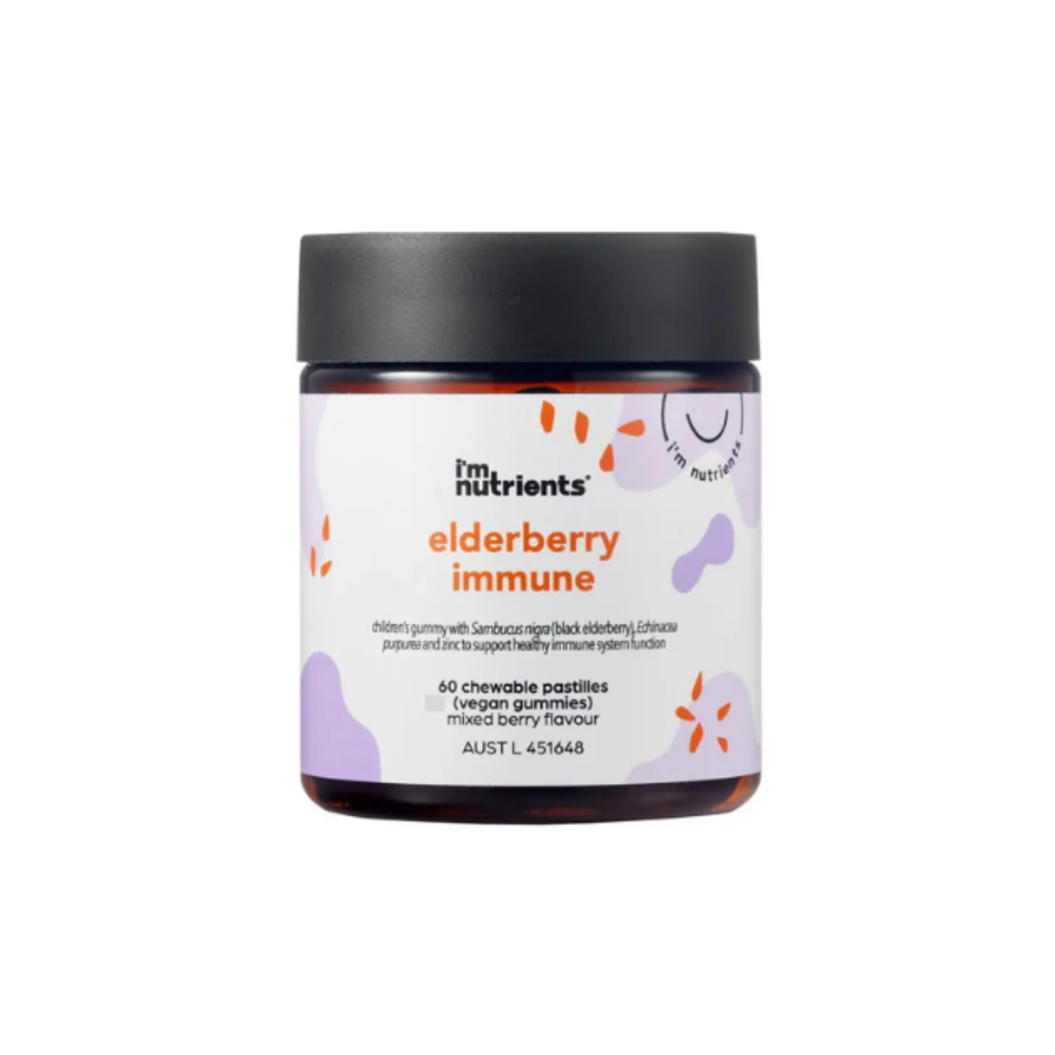 Elderberry Immune 60 Gummies (I'm Nutrients)