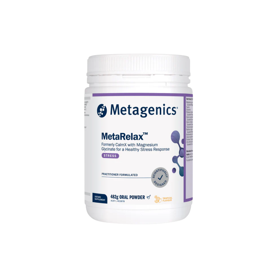 MetaRelax (Previously Calm X) tropical 482gm (Metagenics)
