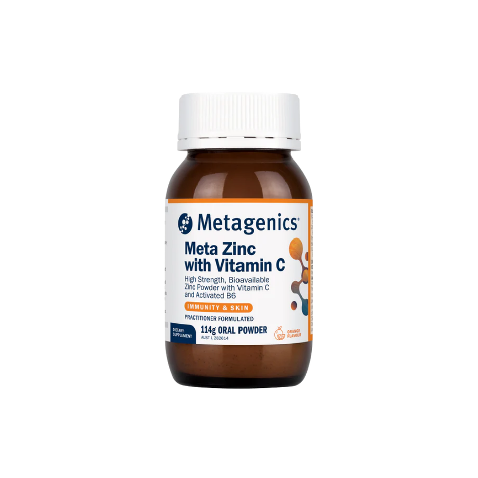 Meta Zinc with Vitamin C 114g Orange (Metagenics)