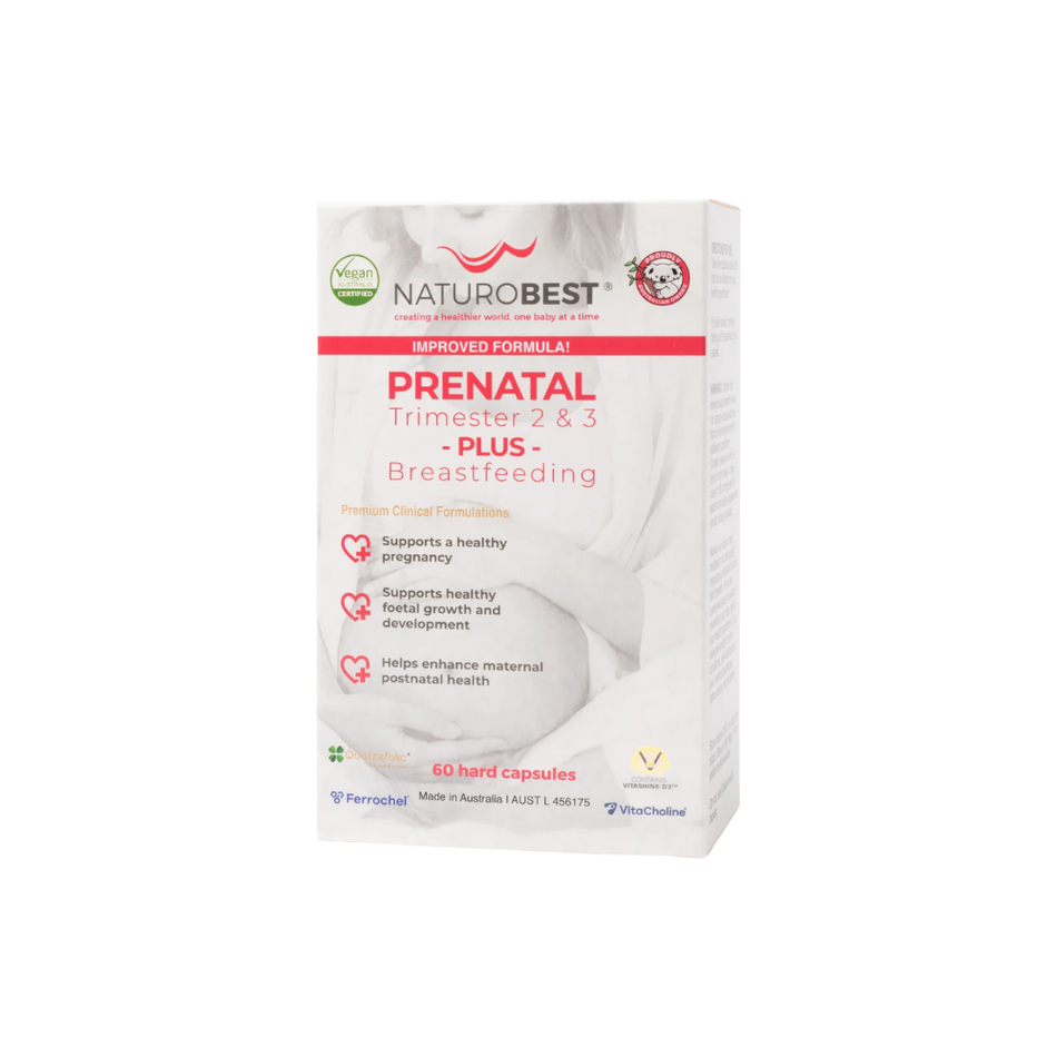 Prenatal Trimester 2 & 3 Plus Breastfeeding (Naturobest)