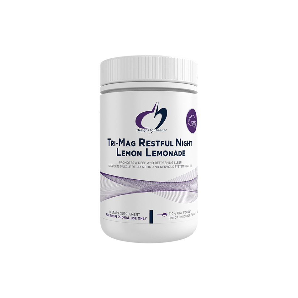 Tri-Mag Restful Night Lemon Lemonade Oral Powder 210g (Designs for Health)