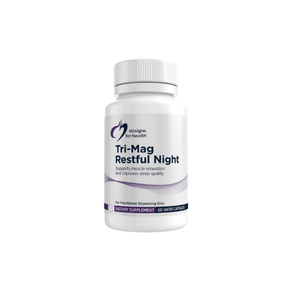 Tri-Mag Restful Night Capsules 60C (Designs for health)