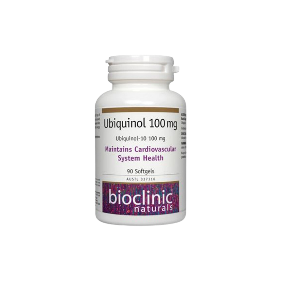 Ubiquinol 100mg 90c (Bioclinic Naturals)