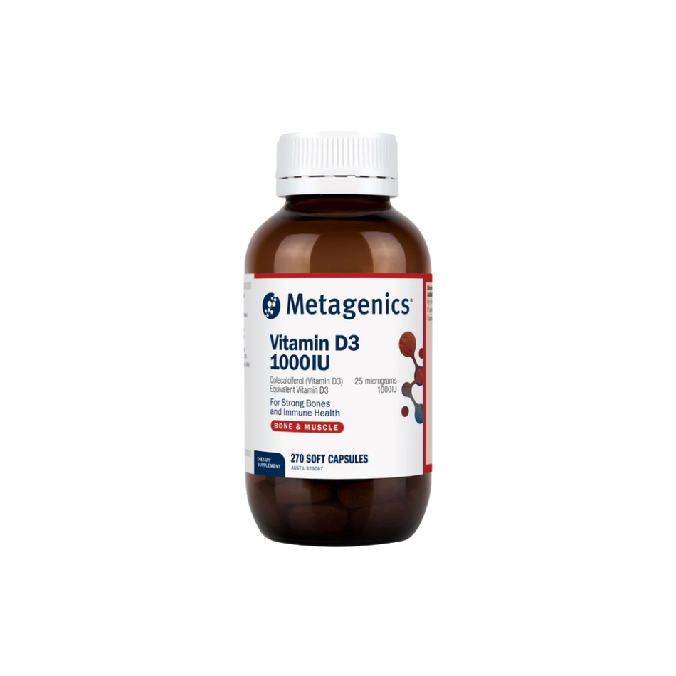 Vitamin D3 1000IU 270c (Metagenics)